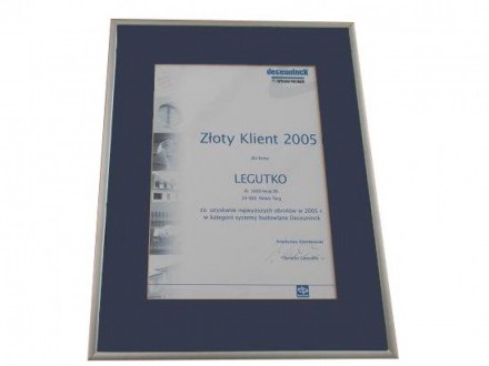 Nagrody dla firmy Legutko 2