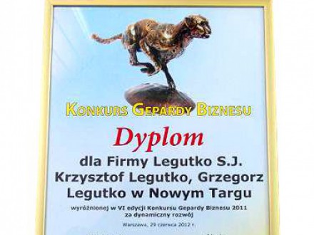 Nagrody dla firmy Legutko 9